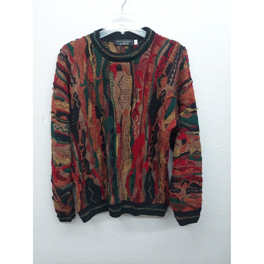 Protege Collection Sweater Mens 2XLT Textured Cosby Biggie Hip Hop USA Vibrant